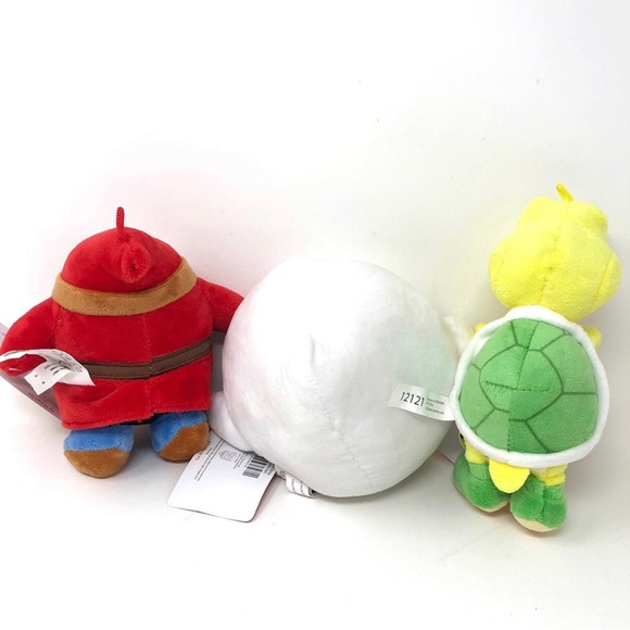 Set of 3 Super Mario - Ghost Boo, Shy Guy & Koopa Troopa Stuffed Plush 5"-6" - Picture 2 of 4